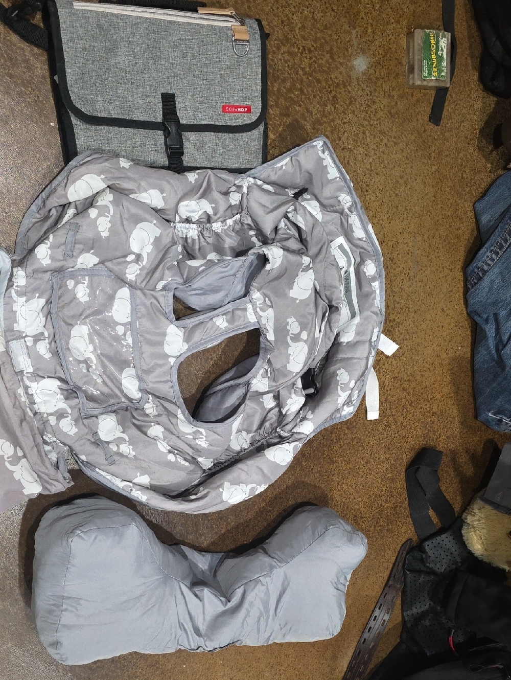 Baby Bundle. Shopping Cart Seat With Pillow. Skip Hop Portable Changing Pad.